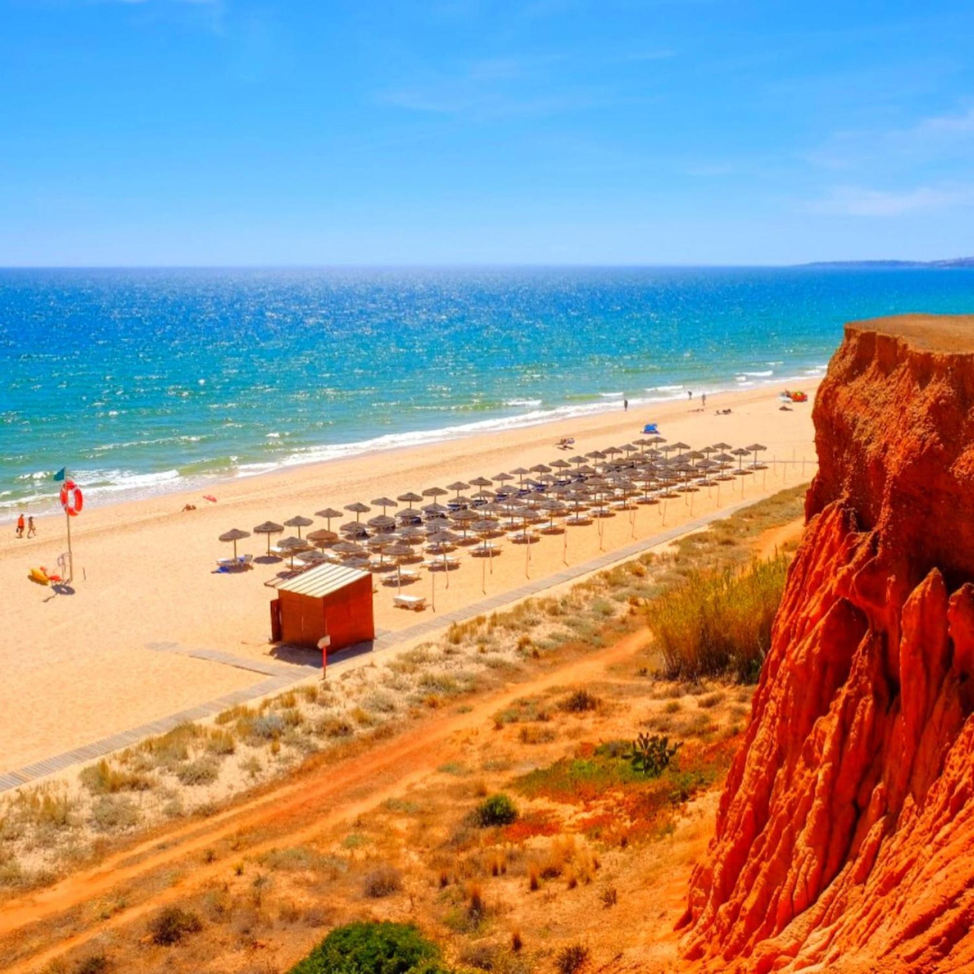 Casa Falesia T2 - Garden View - 5 Min From The Beach - Wifi Olhos de Αgua Εξωτερικό φωτογραφία